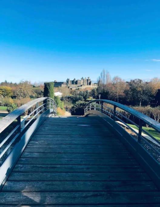 Appartement T2 Avec Vue Chateau Carcassonne Esterno foto