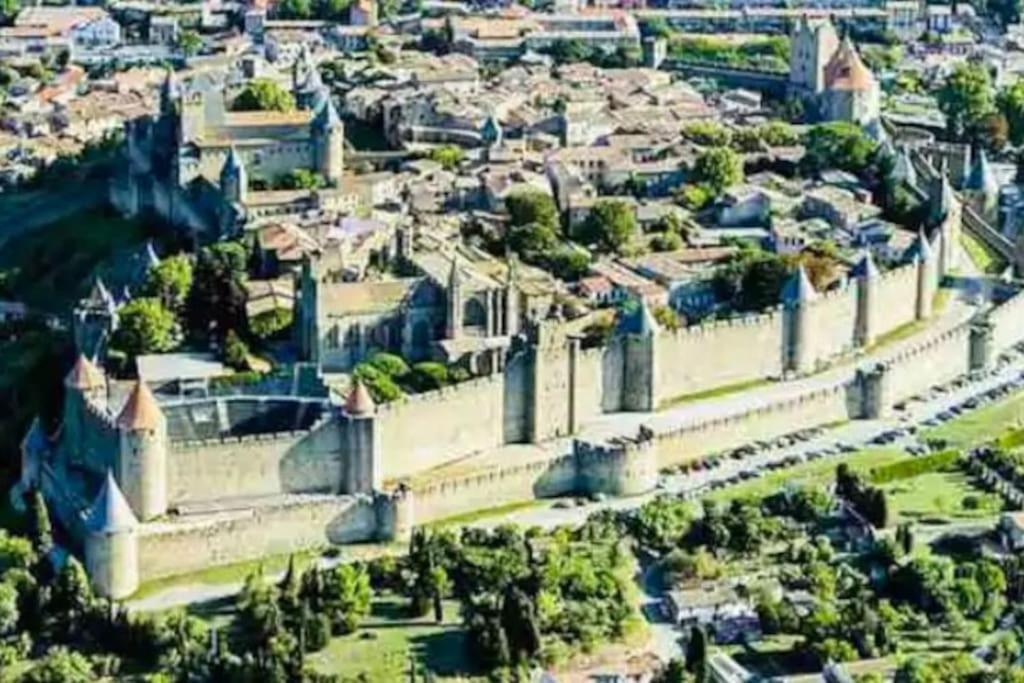 Appartement T2 Avec Vue Chateau Carcassonne Esterno foto