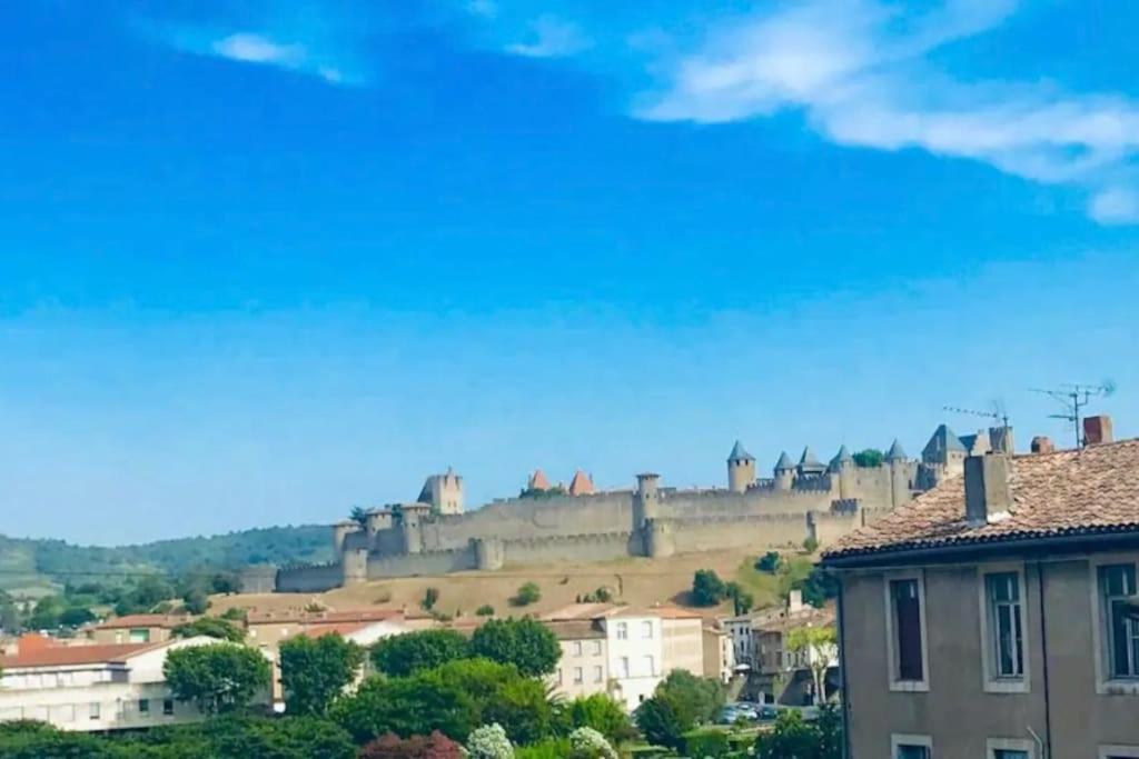 Appartement T2 Avec Vue Chateau Carcassonne Esterno foto